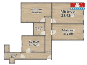 Pronájem kanceláře, Plzeň - Severní Předměstí, Karlovarská, 100 m2