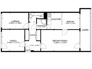 Prodej bytu 3+1, Kolín, Rimavské Soboty, 69 m2
