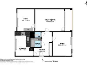 Prodej bytu 3+1, Česká Lípa, Dukelská, 75 m2
