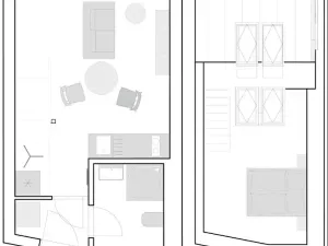 Pronájem bytu 1+kk, Brno, Poštovská, 39 m2