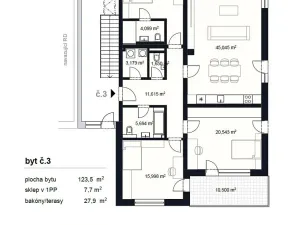 Prodej bytu 4+kk, Šlapanice, 151 m2