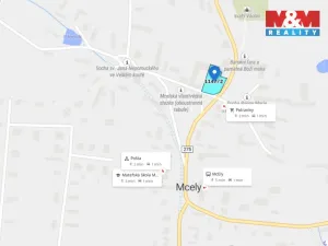 Prodej pozemku pro bydlení, Mcely, 1185 m2