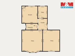 Prodej bytu 2+1, Cheb, Karlova, 67 m2