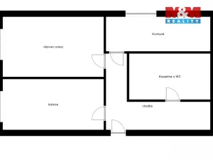 Prodej bytu 2+1, Vítkov, Nová, 58 m2