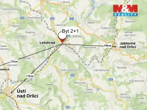 Pronájem bytu 2+1, Letohrad, Jilemnického, 70 m2