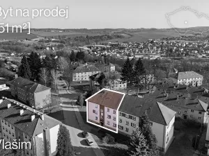 Prodej bytu 2+1, Vlašim, Družstevní, 51 m2