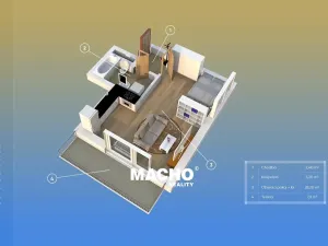 Pronájem bytu 1+kk, Hostivice, Ovesná, 36 m2