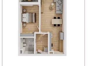 Prodej bytu 2+kk, Letohrad, U Biatlonu, 53 m2