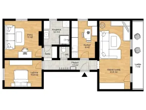 Prodej bytu 3+1, Žďár nad Sázavou, U Taferny, 72 m2