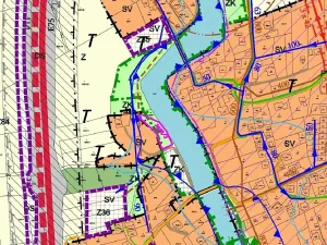 Dražba pozemku, Návsí, 1001 m2