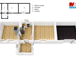 Prodej chalupy, Chlístovice - Vernýřov, 67 m2