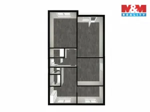 Prodej bytu 4+1, Rychnov nad Kněžnou, Palackého, 79 m2