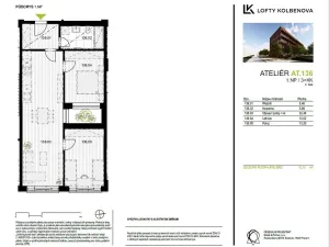 Prodej kanceláře, Praha - Vysočany, Kolbenova, 69 m2