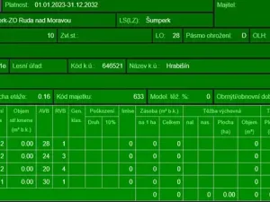 Prodej podílu lesa, Hrabišín, 4749 m2