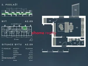 Prodej bytu 1+kk, Olomouc, Okružní, 35 m2
