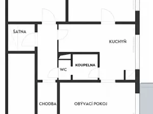 Prodej bytu 3+1, Valašské Meziříčí, Luční, 76 m2