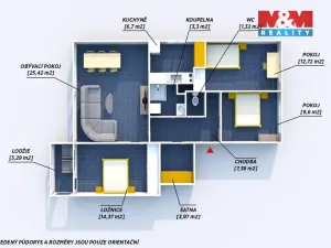 Prodej bytu 4+1, Praha - Malešice, Niederleho, 88 m2