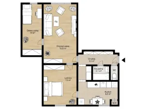 Prodej bytu 3+1, Břidličná, Dlouhá, 58 m2