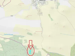 Prodej lesa, Milejovice, 2791 m2