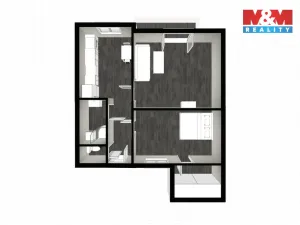 Pronájem bytu 2+1, Všenory, Květoslava Mašity, 64 m2