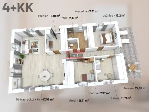 Prodej rodinného domu, Podolí I, 111 m2