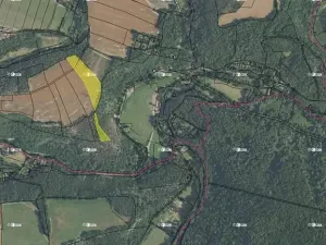 Prodej pole, Bratřínov, 8308 m2