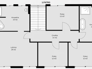 Prodej rodinného domu, Tři Dvory, 235 m2