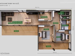 Prodej domu na klíč, Spojil, Zahradní, 128 m2