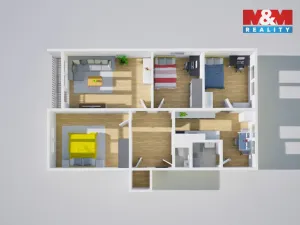 Prodej bytu 4+1, Ústí nad Labem - Krásné Březno, U Pivovarské zahrady, 82 m2