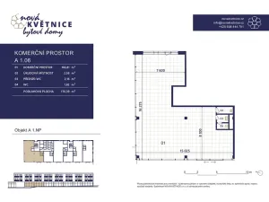 Prodej obchodního prostoru, Květnice, 176 m2
