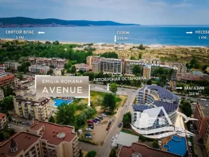 Prodej bytu 2+kk, Nesebar, Bulharsko, 39 m2