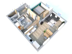 Pronájem bytu 2+kk, Horní Ředice, 63 m2