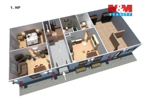 Prodej zemědělské usedlosti, Zásmuky - Nesměň, 161 m2