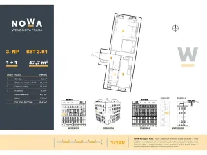 Prodej bytu 1+1, Vidče, 48 m2