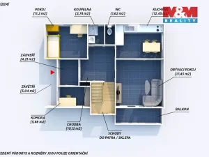 Prodej rodinného domu, Dobřív, 110 m2