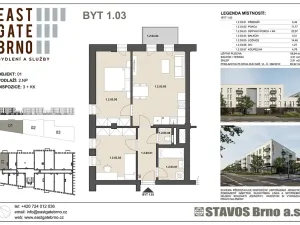 Prodej bytu 3+kk, Brno, Řípská, 60 m2