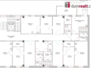 Pronájem ordinace, Most, J. A. Komenského, 40 m2