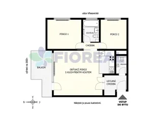 Prodej bytu 3+kk, Praha - Zličín, Vřesovická, 85 m2