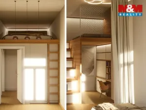 Prodej bytu 2+kk, Praha - Smíchov, Grafická, 35 m2