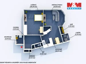 Prodej bytu 2+1, Praha - Libeň, U libeňského pivovaru, 81 m2