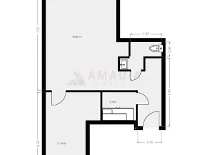 Pronájem kanceláře, Praha - Veleslavín, Pláničkova, 72 m2