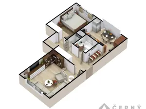 Prodej bytu 2+1, Liberec, Aloisina výšina, 57 m2