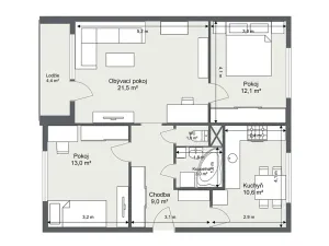Prodej bytu 3+1, Hrádek nad Nisou, Pod tratí, 70 m2
