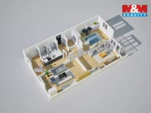 Prodej bytu 3+1, Teplice - Trnovany, Antala Staška, 81 m2