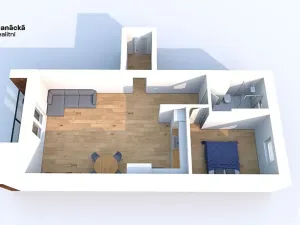 Pronájem bytu 2+kk, Olomouc, Hálkova, 62 m2