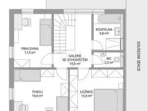 Prodej rodinného domu, Škvorec, 142 m2