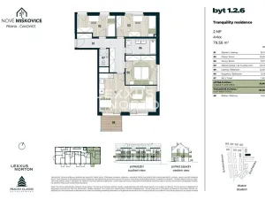 Prodej bytu 4+kk, Praha - Miškovice, Polabská, 80 m2