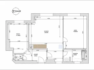 Pronájem bytu 3+kk, Praha - Vinohrady, Sobotecká, 65 m2