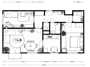 Prodej bytu 3+1, Praha - Záběhlice, Božkovská, 70 m2