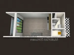 Pronájem bytu 1+kk, České Budějovice, 23 m2